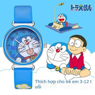 Đồng hồ trẻ em Doraemon nam hộ gia đình trẻ em trẻ em Phim hoạt hình dễ thương điện tử chống nước trường mầm non