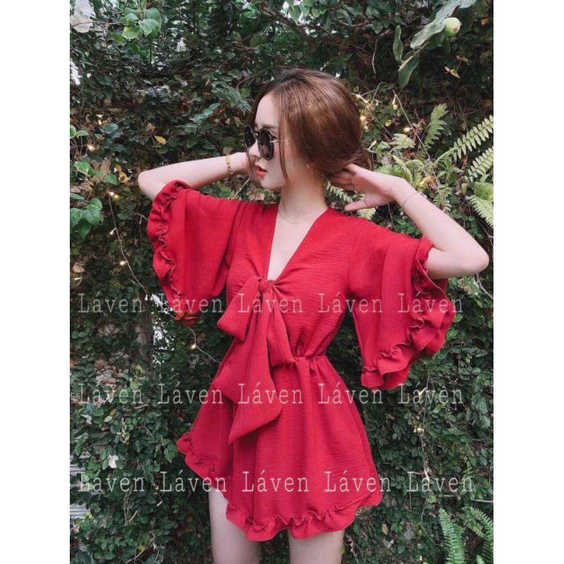 Jum quần hot girl chất đũi cao cấp phối nơ siêu xinh xắn