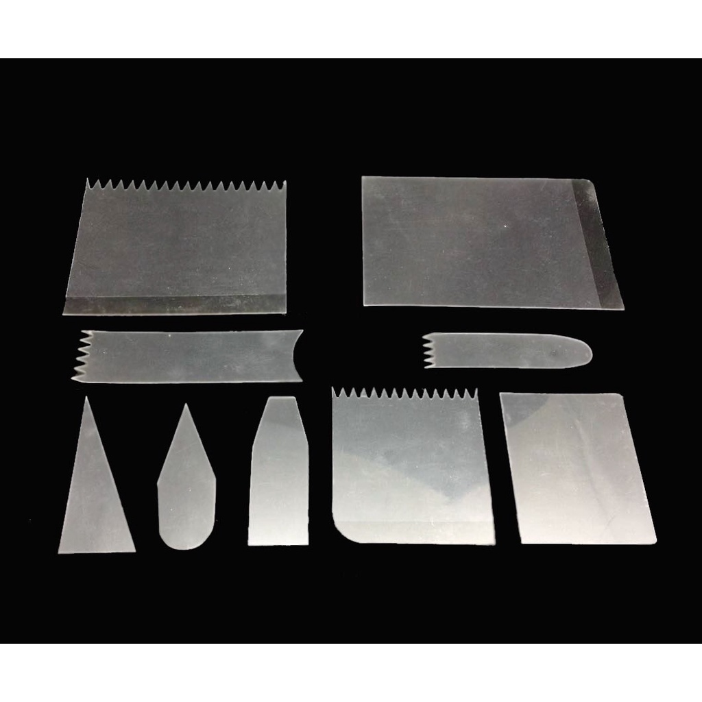 Bộ mica chà láng bánh 9 món