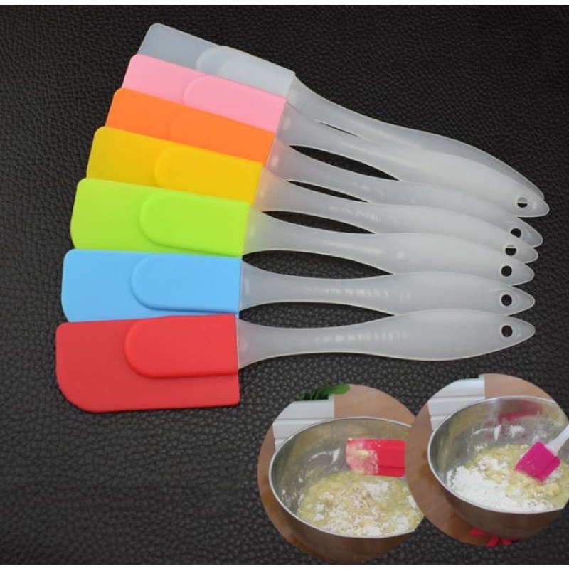 Set Cây vét trộn bột, phết kem và cọ quét dầu, gia vị silicon