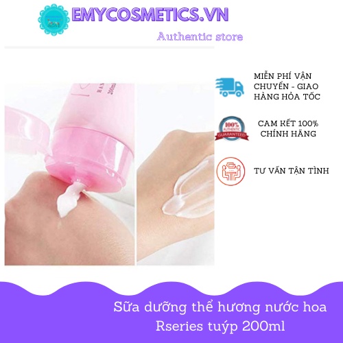 Sữa dưỡng thể hương nước hoa Rseries Malaysia chai 200ml