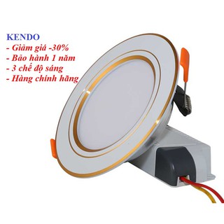 Đèn led âm trần 7w, 3 chế độ sáng - kat11