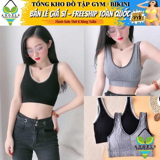 Aó tập gym nữ, aó bra dêt quảng châu freesize a062