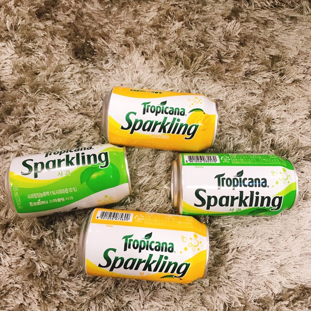 NƯỚC SODA TRÁI CÂY HÀN QUỐC TROPICANA SPARKLING, CHUPA CHUPS, DEMI SODA 🇰🇷