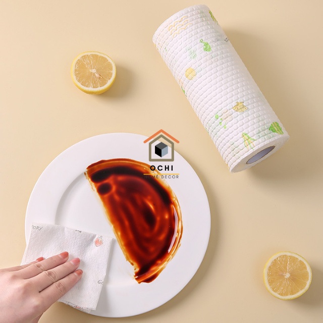 Giấy lau đa năng cuộn siêu dai, giấy lau đa năng tái sử dụng