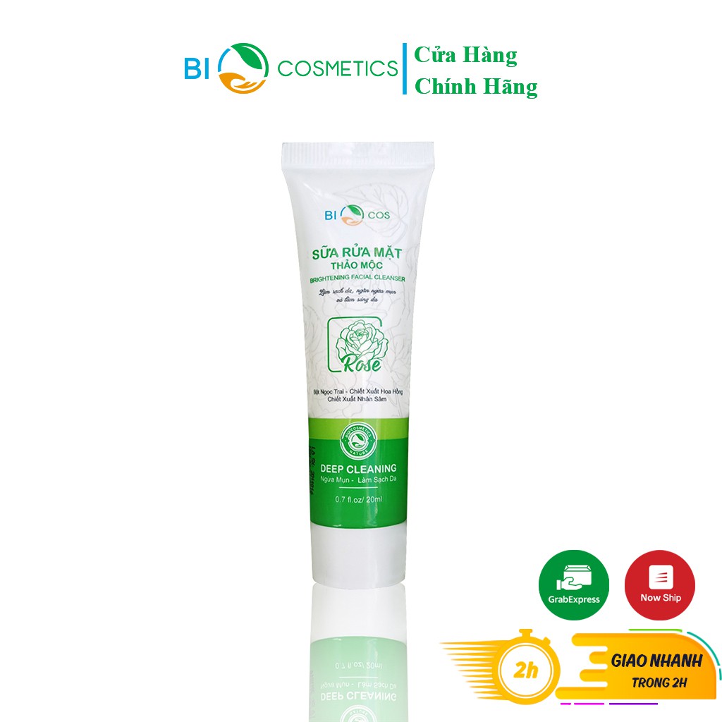 Sữa Rửa Mặt Ngừa Mụn Mini BIOCOSMETICS Deep Cleaning 20ml