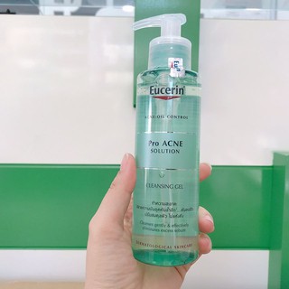 Sữa Rửa Mặt Giảm Mụn Eucerin Pro Acne Solution Cleansing Gel