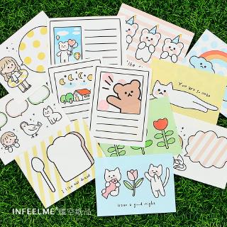 Set 30 Giấy Ghi Chú Tạo Hình Dễ Thương