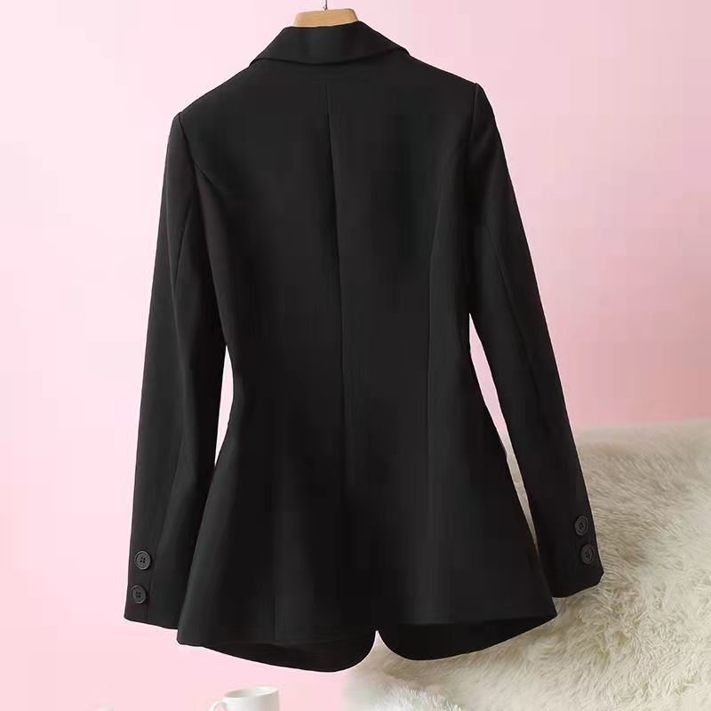 Áo Khoác Vest Nữ Màu Trắng Dáng Ôm Không Sắt Thời Trang