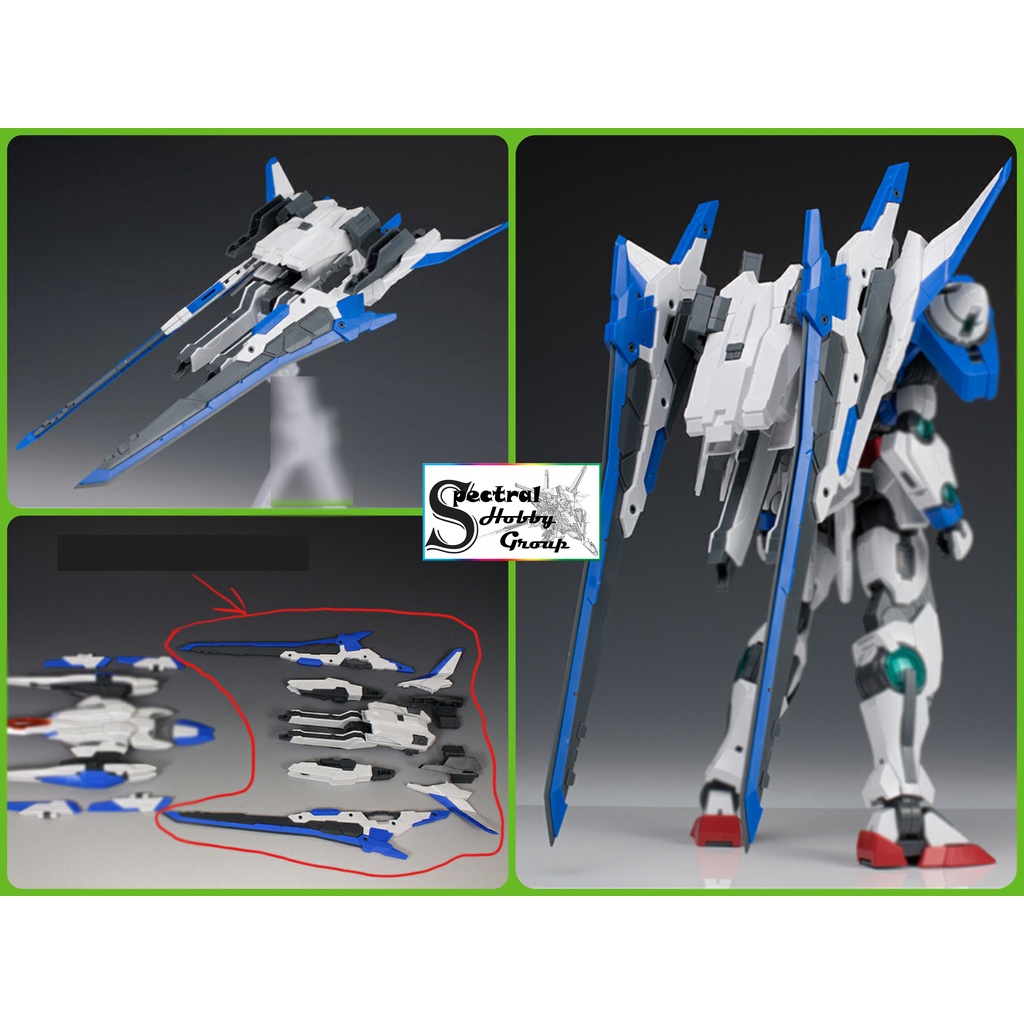 PHụ kiện Mô hình lắp ghép MG 1/100 RG 1/144 00 XN RAISER Pack (không kèm gundam) - Effect Wings