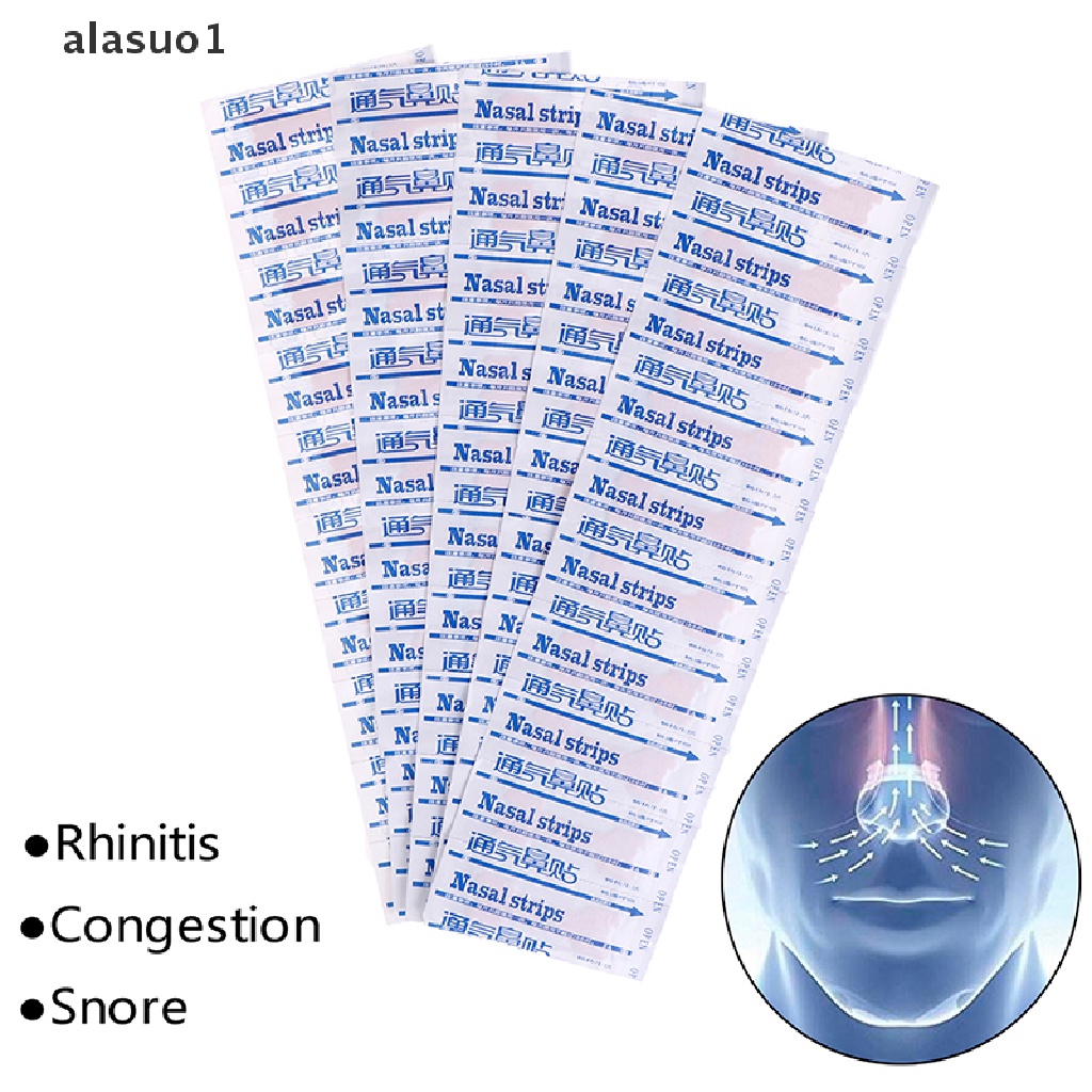 Set 50 Miếng Dán Mũi Chống Ngáy Khi Ngủ Tiện Dụng alasuo1