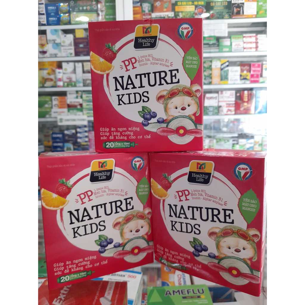 Siro Nature Kids- siro ăn ngon, tăng sức đề kháng, giúp bé ăn ngon miệng- Hộp 20 ống ( Hướng dẫn sử dụng hiệu quả)