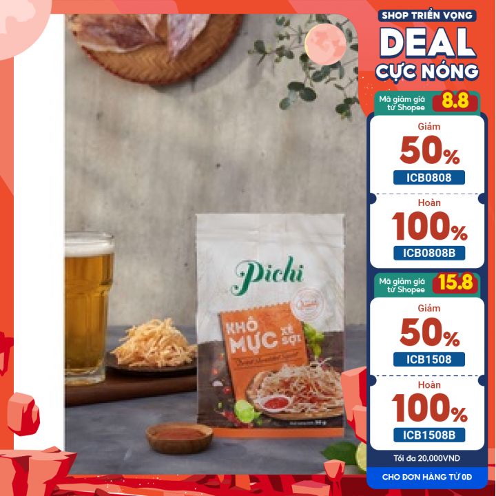 Khô mực xé sợi Pichi (Túi 50g)
