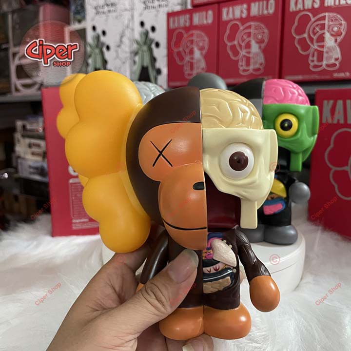 Mô hình Kaws Milo Giải Phẫu - Mad Kaws Mặt Khỉ - Figure Mad Kaws