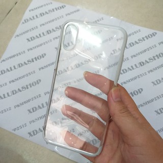 Ốp Lưng iPhone X / iPhone 10 Viền Màu Dạng Cứng Hiệu Baseus