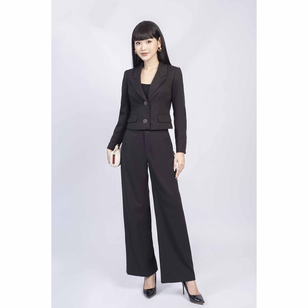 Quần xuông, cạp bản to, túi chéo MMOutfit M-QU070721067