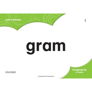 Thẻ học Flashcard Everybody up 4 2nd