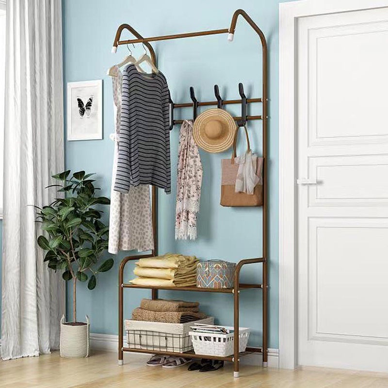 Giá treo quần áo thời trang  MB HOME hình chữ L, H Kệ treo quần áo có tầng để giày dép