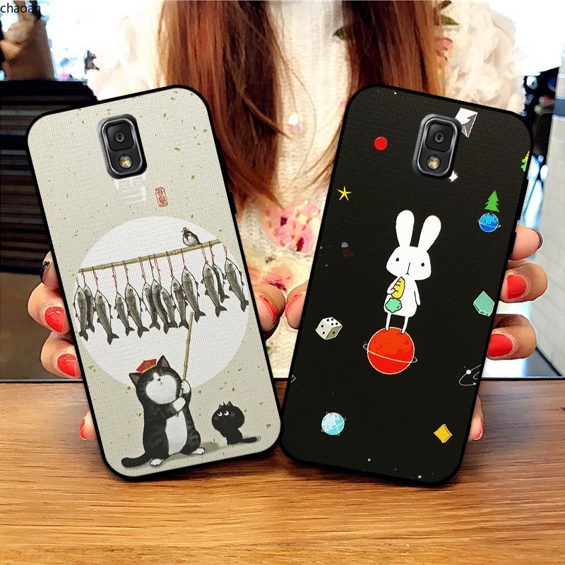 Ốp điện thoại silicon in họa tiết hoạt hình cho Samsung S3 S4 S5 S6 S7 S8 S9 S10 S10e Edge Grand 2 Neo Prime Plus