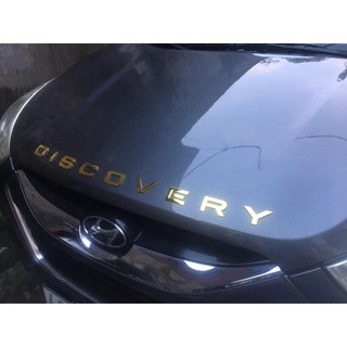 Chữ Discovery 3D Dán Trang Trí Ô Tô