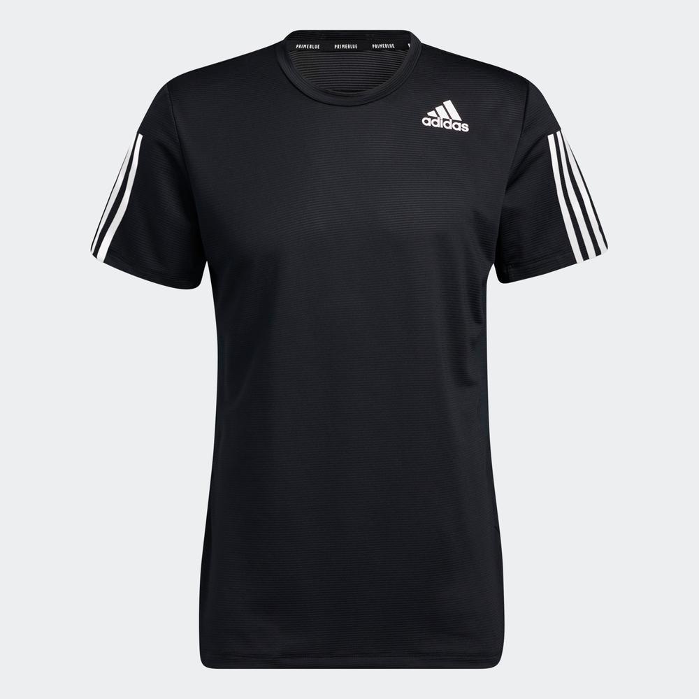 Áo Tee adidas TRAINING Nam Áo Thun Slim 3 Sọc Primeblue AEROREADY Màu đen GQ2159