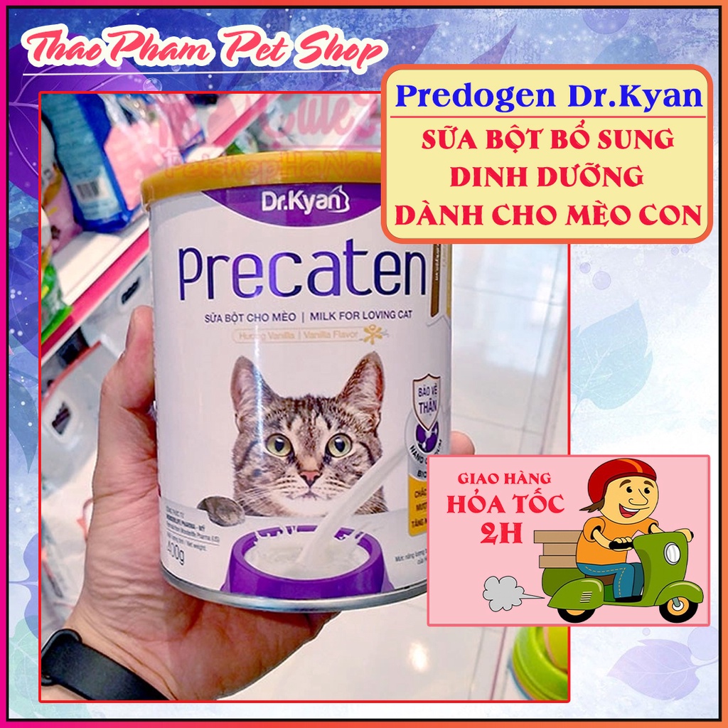 Sữa bột cho mèo Predogen Dr.kyan - Hộp 400g