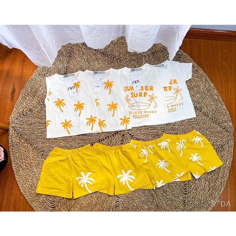 bộ quần áo bé set 2 chiếc đẹp [ HAYI SHOP ] phong cách mùa hè cho bé chất vải mềm mại, quần áo bé