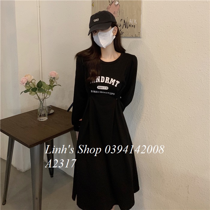 Váy Bầu Đầm Bầu NỈ A2317