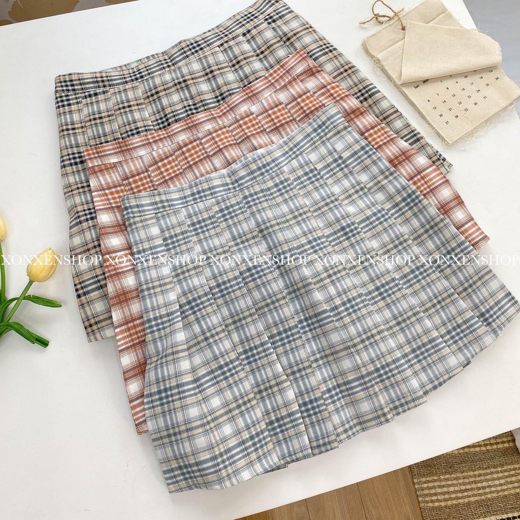 Chân váy, chân váy ngắn, chân váy xếp li caro Hàn Quốc mã 8803, hàng mới về 28/4/2021 | BigBuy360 - bigbuy360.vn