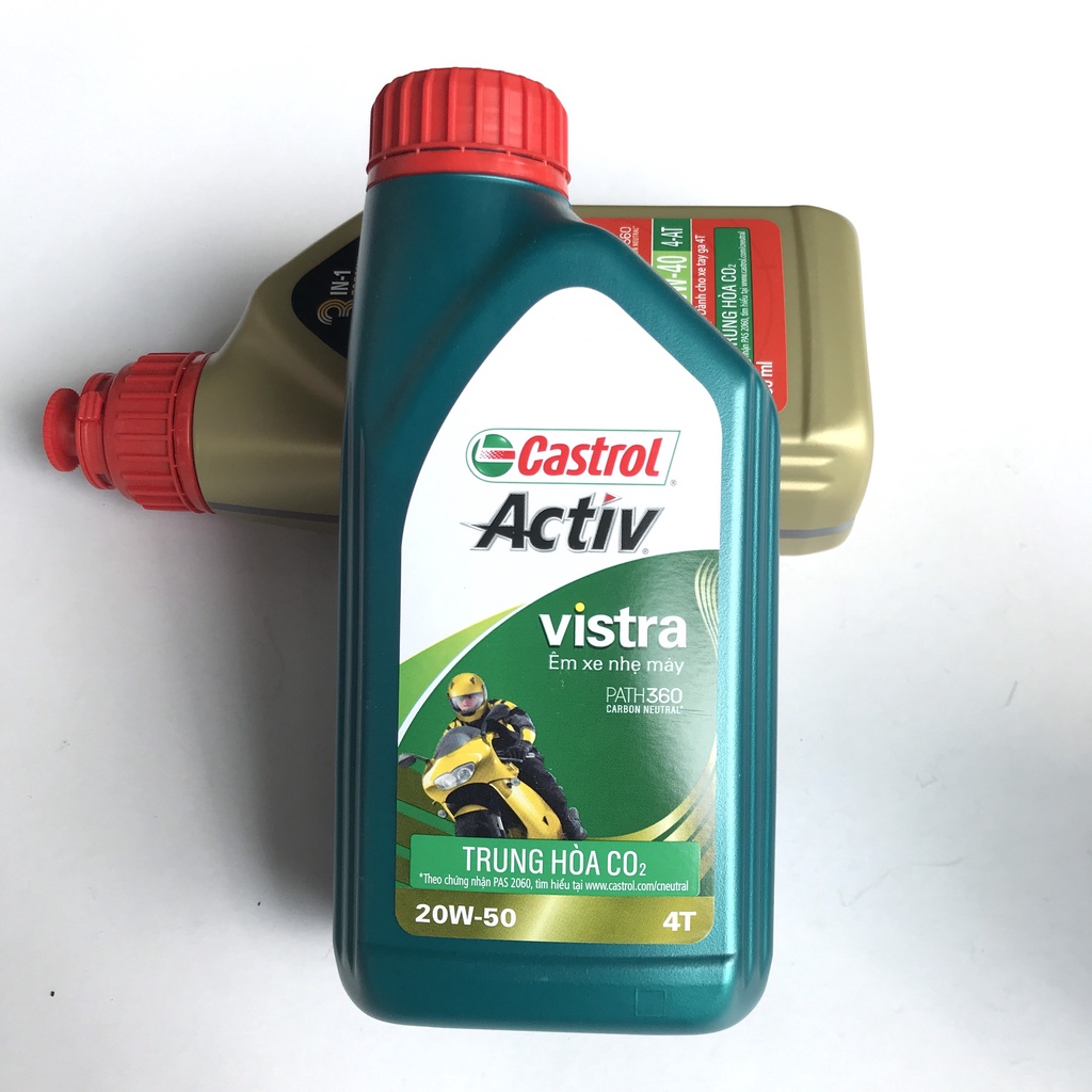 Dầu nhớt Castrol Power 800ml dầu xe máy , xe ga, xe số