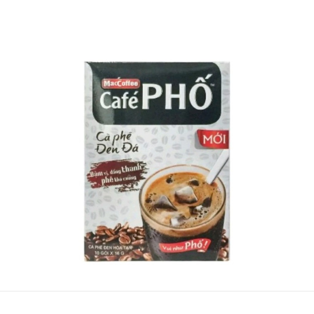 Cà phê phố đen đá bịch