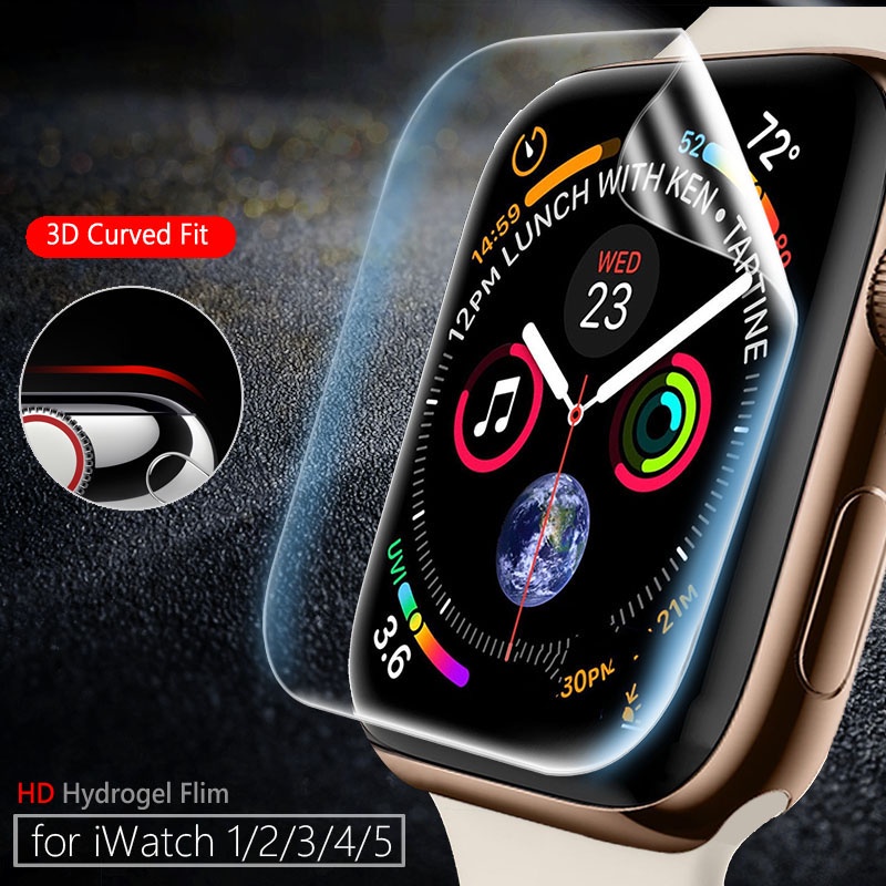 Ốp Bảo Vệ Mặt Kính Cường Lực Cho Apple Watch 49mm 38mm 40mm 42mm 44mm 41 / 45mm iWatch Series Ultra 8 7 6 SE 5 4 3 2 1