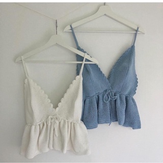 Áo Len Móc CROPTOP 2 Dây