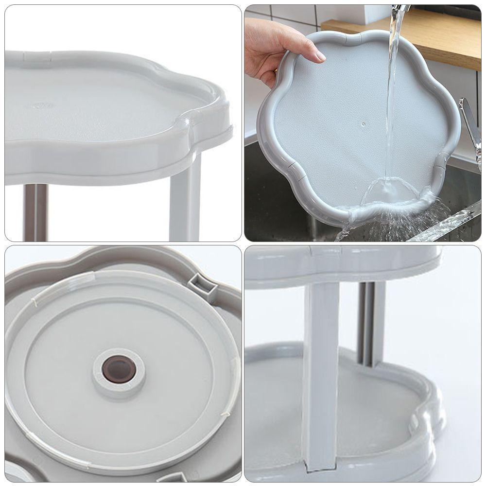 LONTIME Giá Lưu Trữ Có Thể Xoay 360 Độ Mới° Giá Đỡ Trưng Bày Đồ Dùng Nhà Bếp Tiện Dụng