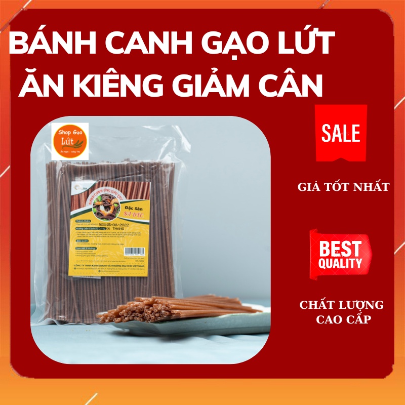 Bánh Canh Gạo Lứt Cao Cấp 500Gr (LOẠI NGON) Hữu Cơ Hoàn Toàn Thiên Nhiên Tốt Cho Người Ăn Kiêng Giảm Cân Tiểu Đường
