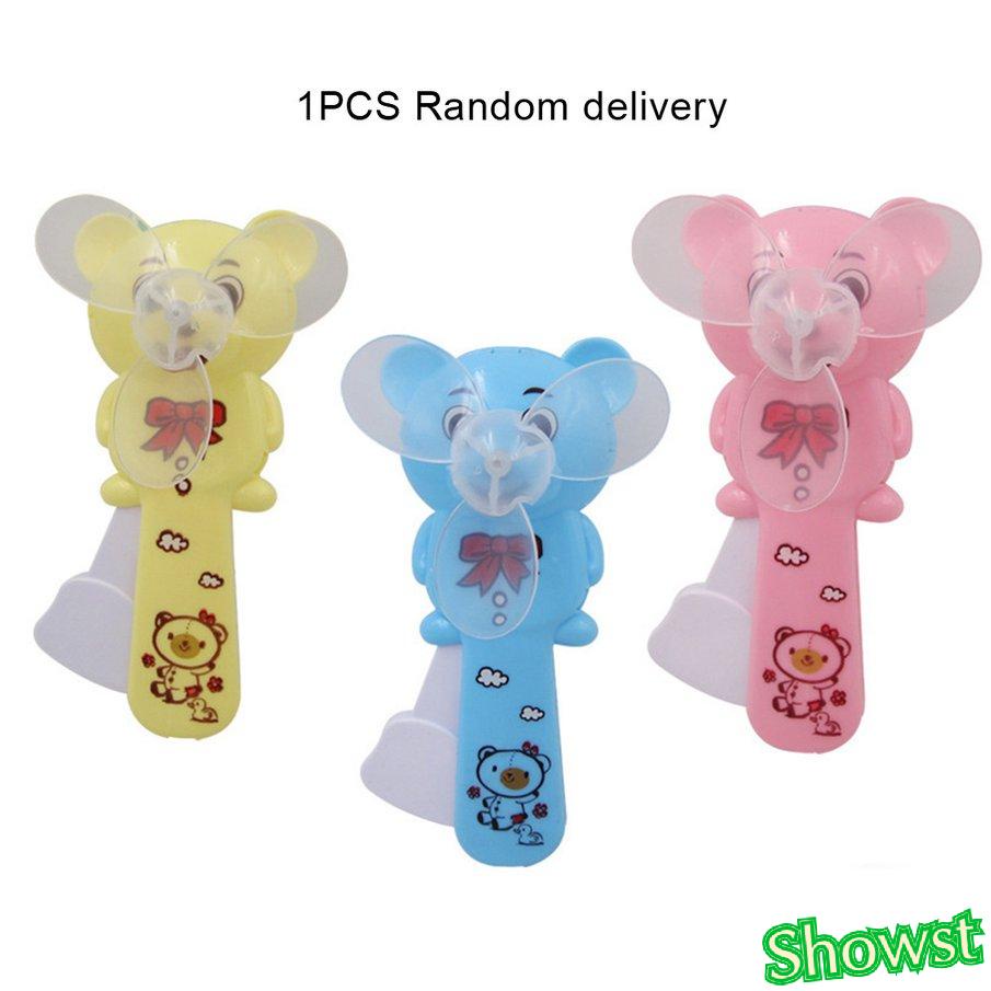 1 chiếc quạt cầm tay mini hình gấu