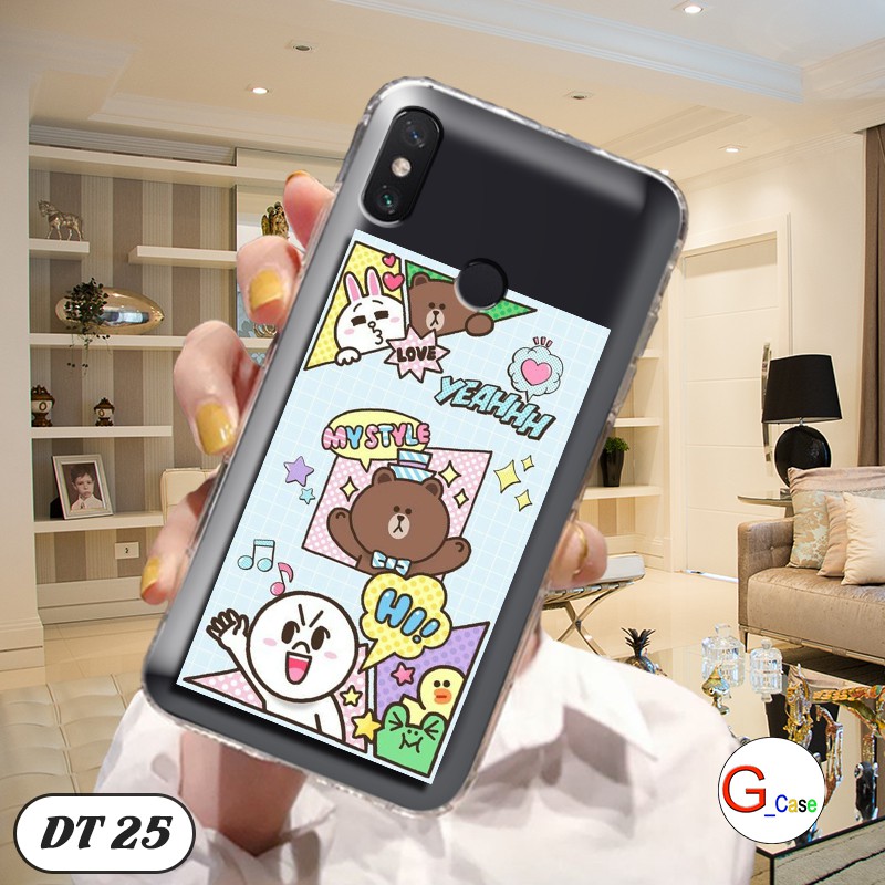 Ốp lưng Xiaomi Mi Max 3 dẻo trong in hình