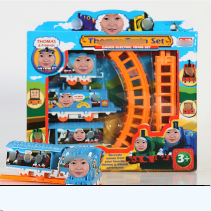 ⚡️SIÊU RẺ⚡️  Đường ray tàu hoả thomas 3 toa mini, đồ chơi trẻ em, TẶNG KÈM PIN