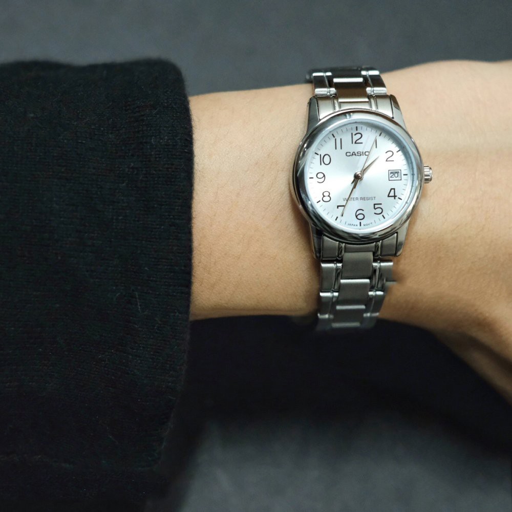 Đồng hồ nữ dây kim loại chính hãng Casio Anh Khuê LTP-V002