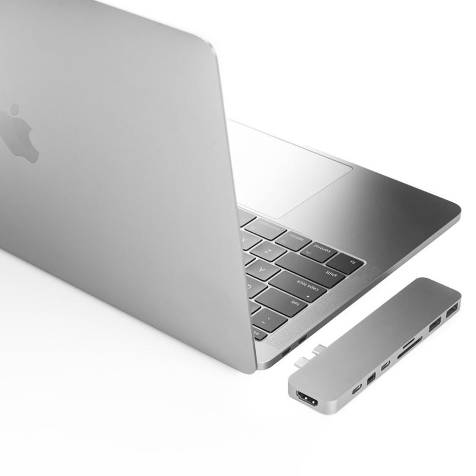 Cổng chuyển HyperDrive 8-in-2 Pro USB-C Hub cho Macboook Pro 13/15/16inch 2016-2017-2018-2019 - GN28D - Hàng Chính Hãng