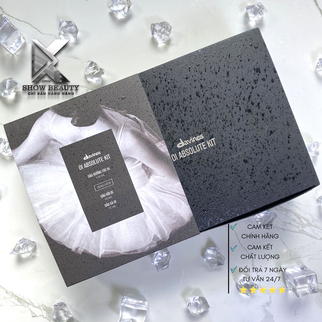Davines Dầu Gội Dầu Xả Mềm Mượt Tạo Bóng Tóc - Tinh Dầu Dưỡng OI