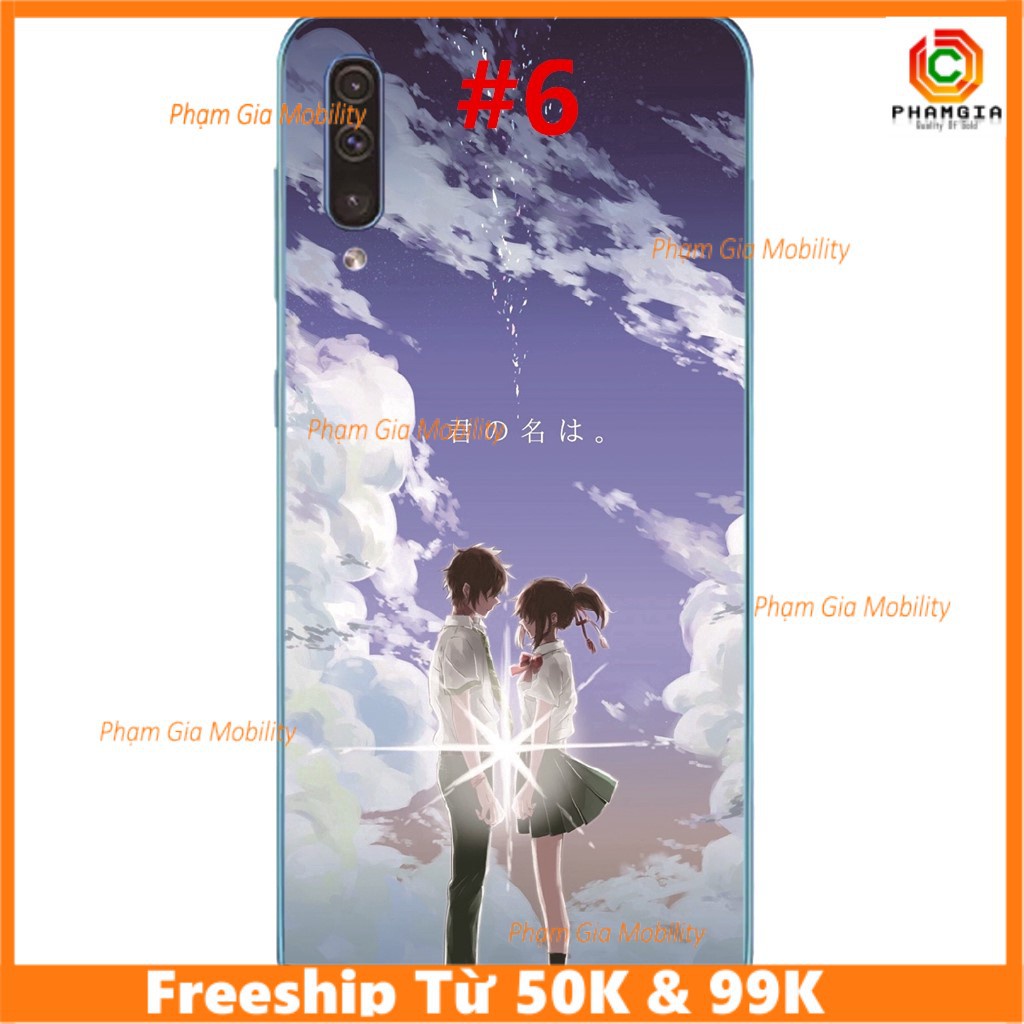 Ốp lưng ép kính chống bể viền dẻo hình Starry sky cho Samsung Galaxy A50S A30S A20S A10S