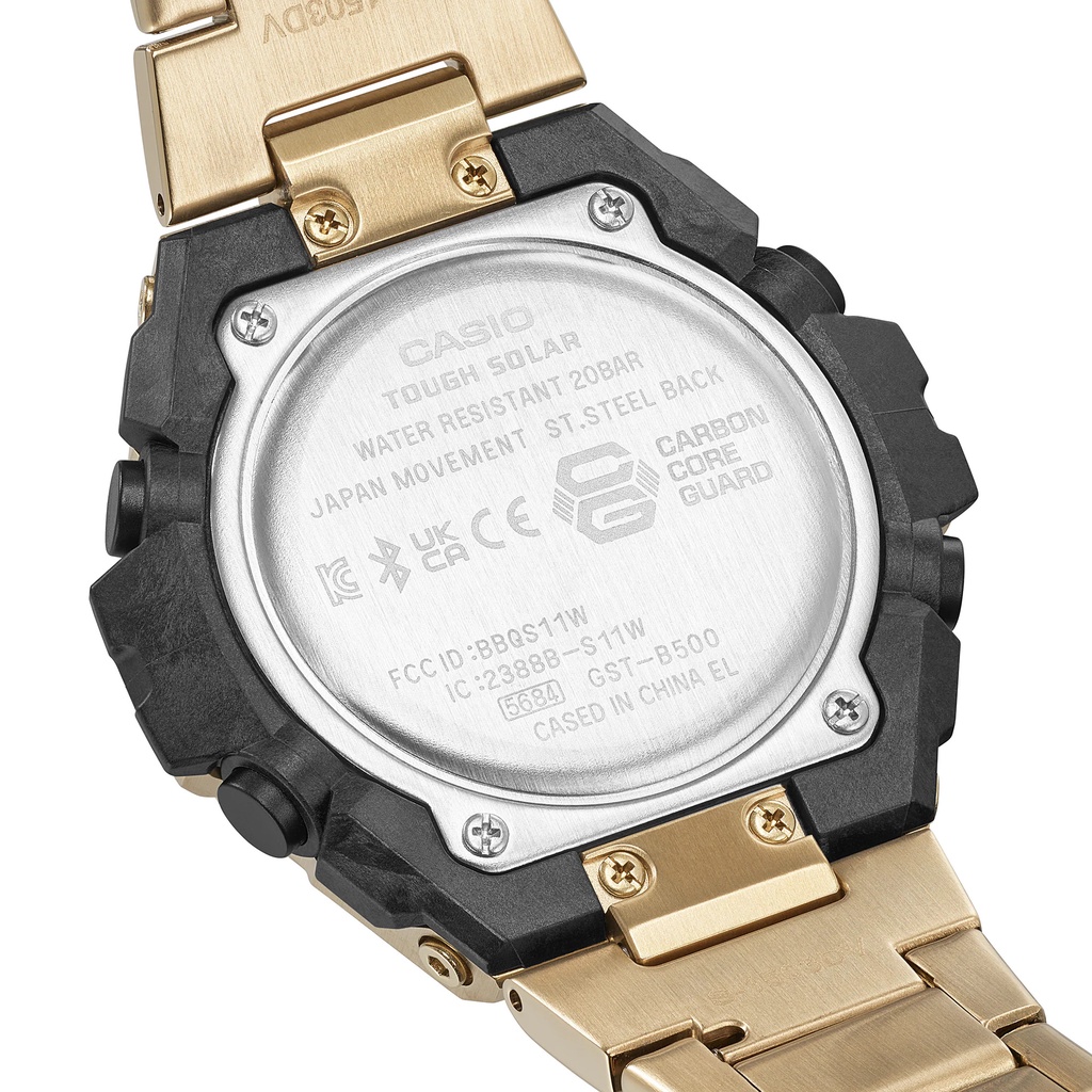 Đồng Hồ Casio Nam Dây Thép Không Ghỉ GSHOCK GST-B500GD-9ADR Chính Hãng