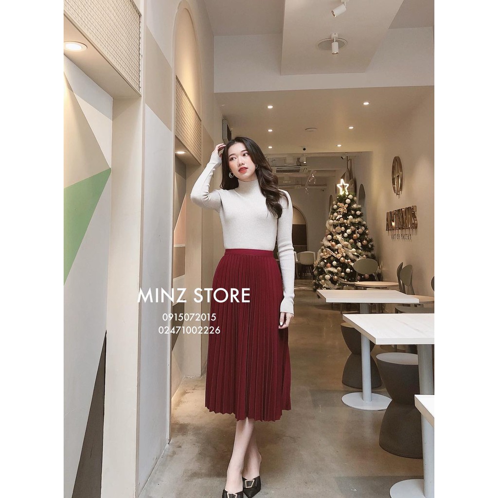 Chân váy midi dập ly #231 | BigBuy360 - bigbuy360.vn