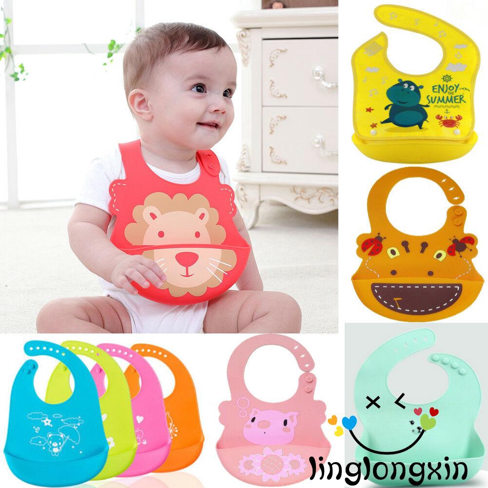 Yếm Ăn Bằng Silicon Chống Thấm Nước Cho Bé