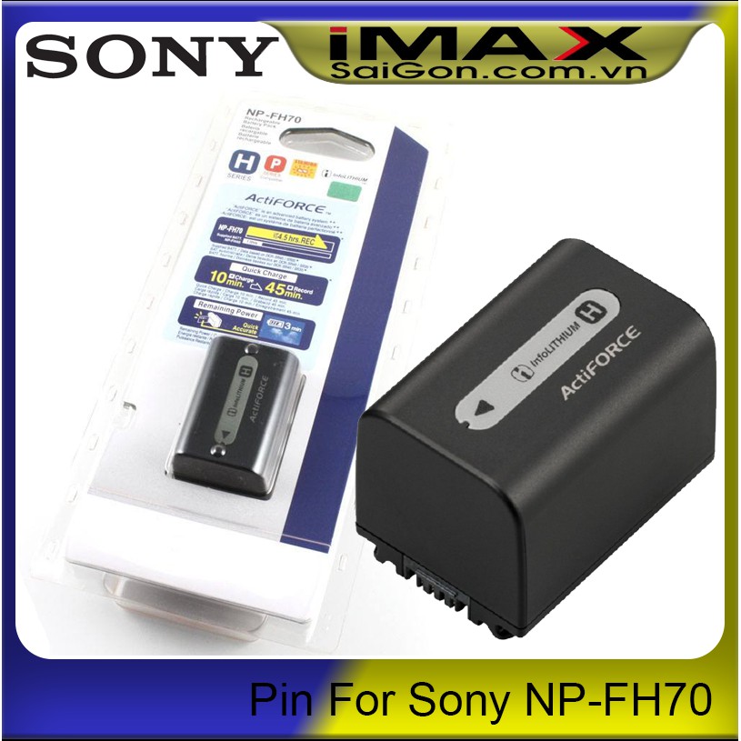 Pin thay thế pin máy ảnh Sony NP-FH70