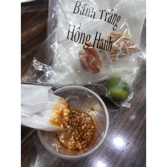 [Sốt Me] Bánh Tráng Chấm Sốt Me Hồng Hạnh