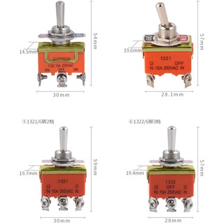 Công tắc máy bay 6 chân