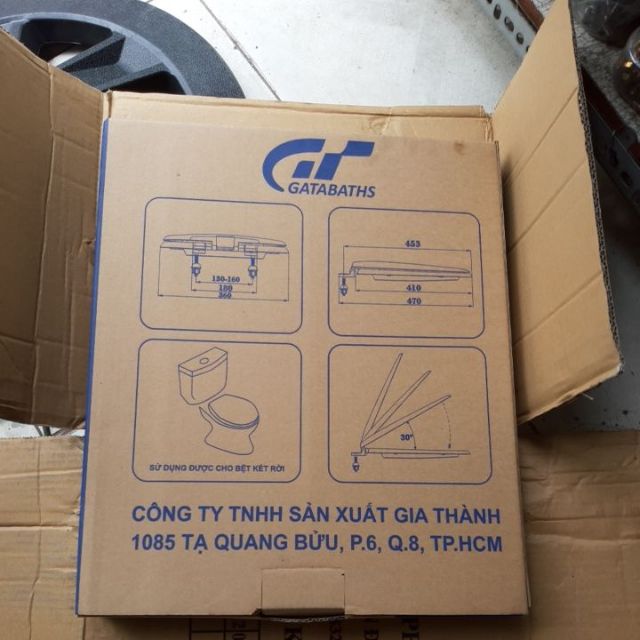 Nắp bồn cầu rơi êm cao cấp