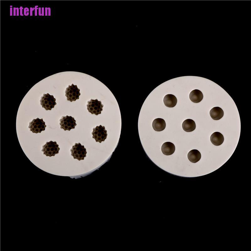 1 Khuôn Nướng Bánh Việt Quất 8 Lỗ Bằng silicone